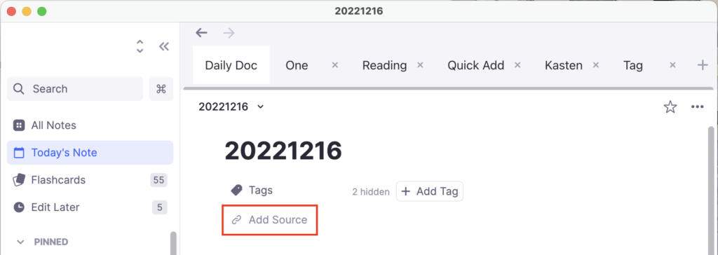 頁面上方的 Add Source 點開可以直接把 PDF 檔上傳到筆記中