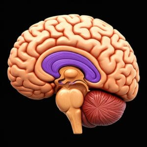 人類大腦核心控制基本的呼吸、吃飯、戰或逃，叫「爬蟲腦」，理性思考、學習靠外層長出的皮層和前額葉，是人腦的新功能，要訓練後更好用（圖：Gemini） 程式自學