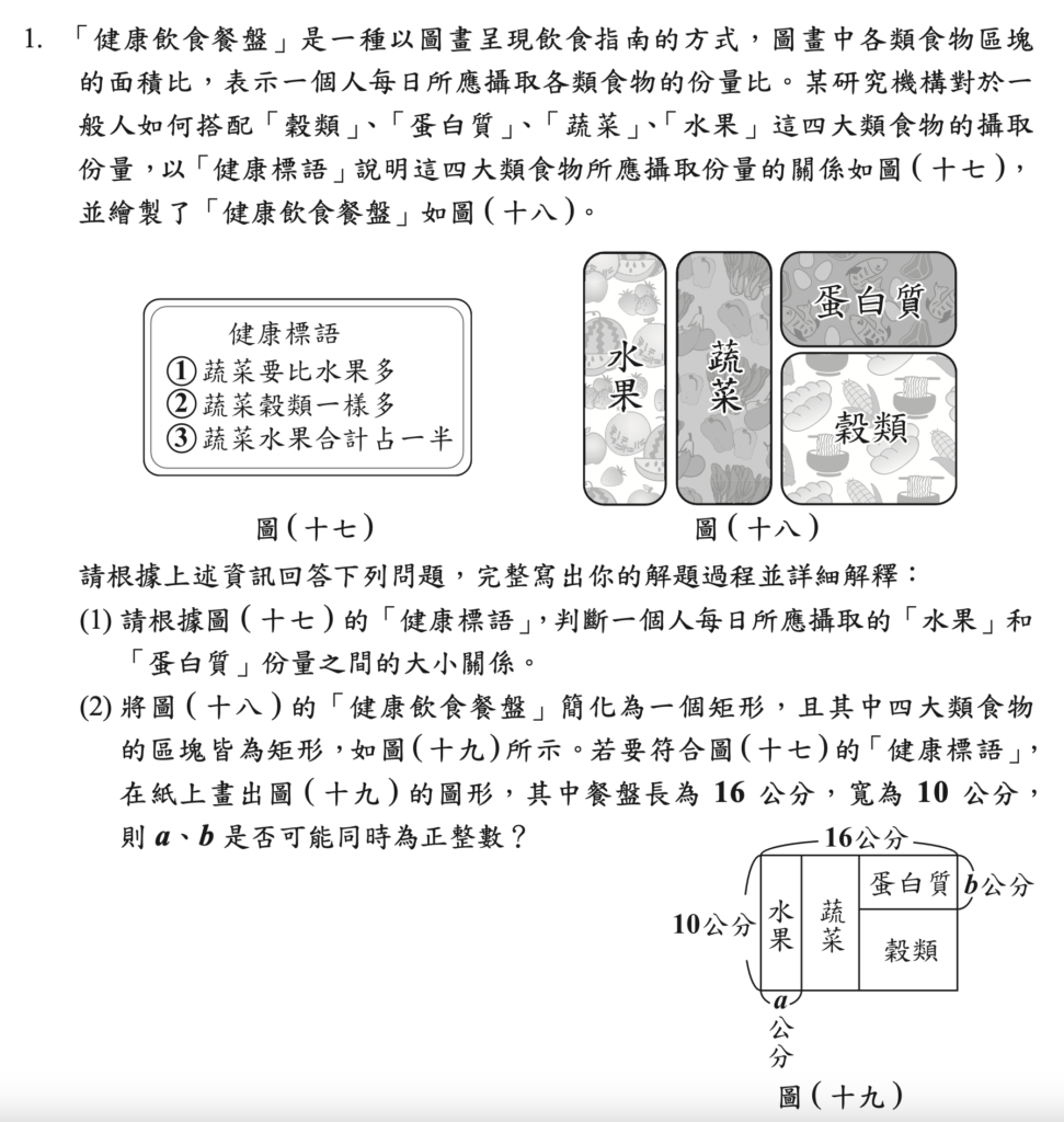 數學考題也是閱讀測驗 會考