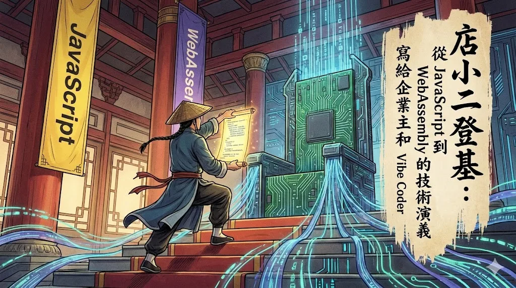 店小二登基：從 JavaScript 到 WebAssembly 的技術演義– 寫給企業主和 Vibe Coder